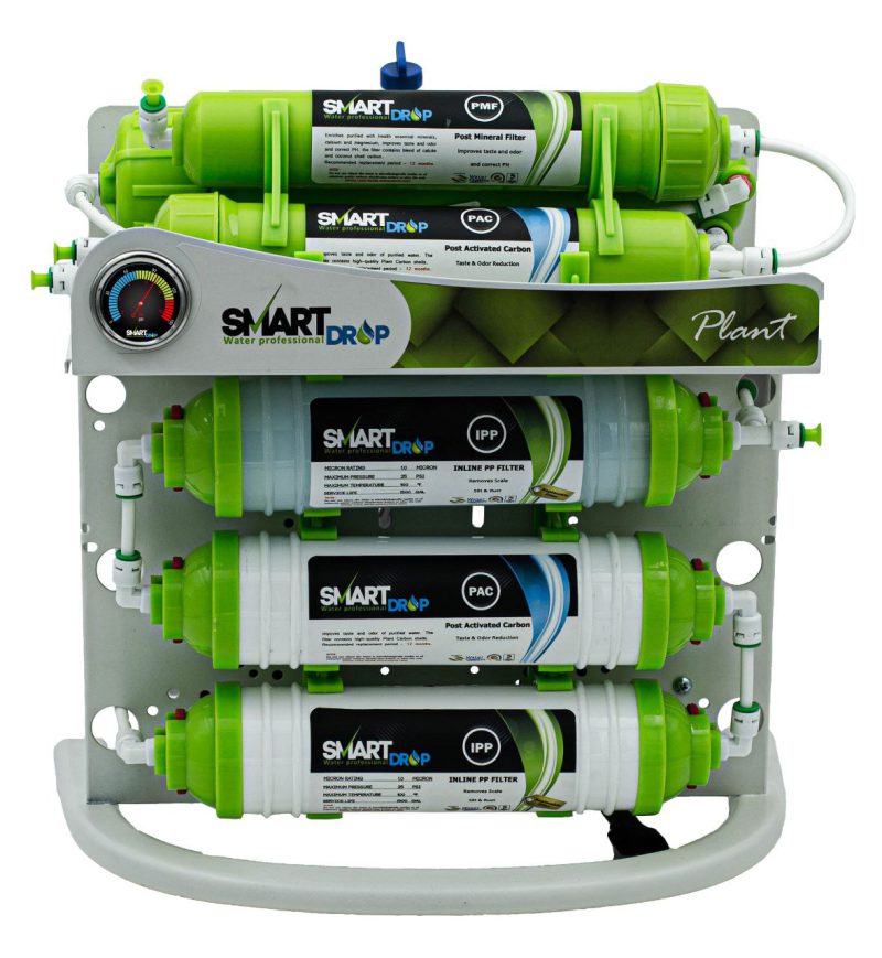 تصفیه آب 6 مرحله ای اسمارت دراپ کلاسیک مدل اینلاین پلنت plant دستگاه 6 مرحله ای اسمارت دراپ کلاسیک مدل اینلاین پلنت