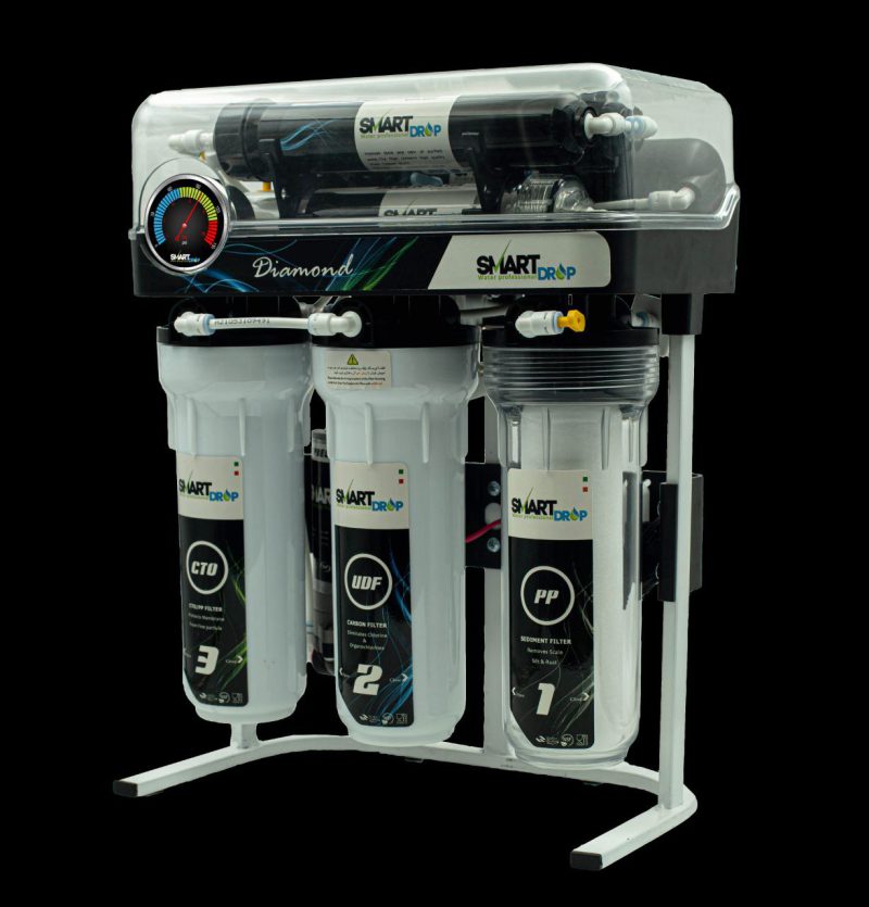 دستگاه تصفیه آب نیمه صنعتی 7 مرحله‌ای اسمارت دراپ مدل دیاموند