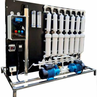 دستگاه تصفیه آب صنعتی 2800 گالن شاسی استیل