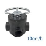 شیر دستی سختی گیر رانکسین (RUNXIN) سایز 2 اینچ مدل F64D با کاربرد به صورت دستی قابلیت نصب بر روی مخازن سختی گیر رزینی را دارد.